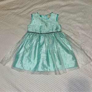 Sparkling Aqua Baby Dress
